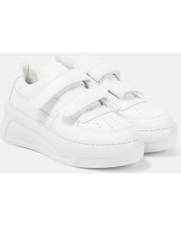 Acne Studios - Leather Platform Sneakers - Lyst