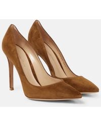 Gianvito Rossi - Gianvito 105 Suede Pumps - Lyst