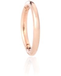 Maria Tash Plain Ring 14kt Rose Gold Earring - Pink