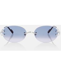 Cartier - Classic C De Cartier Oval Sunglasses - Lyst