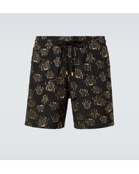 Vilebrequin - Jacquard Embroidered Swim Trunks - Lyst