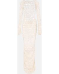 AYA MUSE - Robe longue a sequins - Lyst