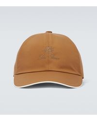 Loro Piana - Bestickte Baseballcap - Lyst