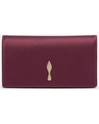 Christian Louboutin - Bettina Crepe Satin Clutch - Lyst