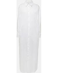 The Row - Izumi Oversized Cotton Poplin Shirt Dress - Lyst