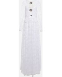 Christopher Kane - Robe longue a ornements - Lyst