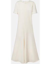 Brunello Cucinelli - Wool-Blend Midi Dress - Lyst