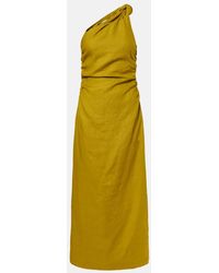 Faithfull the Brand - Jomana One-Shoulder Linen Maxi Dress - Lyst