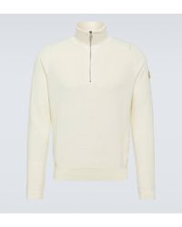 Moncler - Cotton And Cashmere Turtleneck Sweater - Lyst
