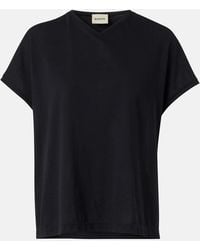 KHAITE - Devra Cotton-Blend Top - Lyst