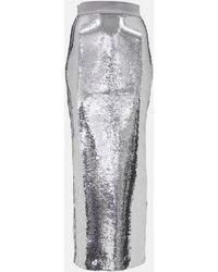 Alex Perry - Denton Sequin-Embellished Maxi Skirt - Lyst