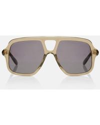 Loewe - Occhiali Da Sole Aviator Con Logo - Lyst