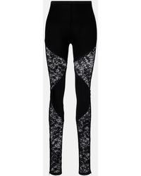 Nina Ricci - Lace-Trimmed Legging - Lyst