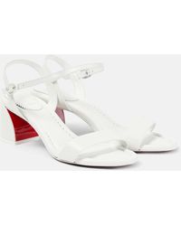 Christian Louboutin - Miss Jane 55 Leather Sandals - Lyst