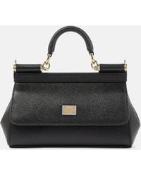 Dolce & Gabbana - Sicily Mini Leather Crossbody Bag - Lyst