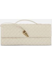 Bottega Veneta - Clutch Andiamo Aus Leder - Lyst