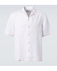 Frescobol Carioca - Camisa Bowling Flavio De Lino Bordada - Lyst