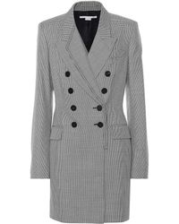 Stella McCartney Manteau en laine - Gris