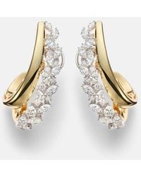 YEPREM - Orecchini Golden Strada - Lyst