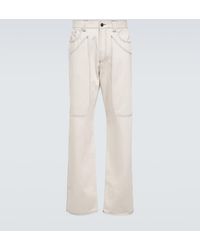 Winnie New York - Paneled Straight Cotton Pants - Lyst