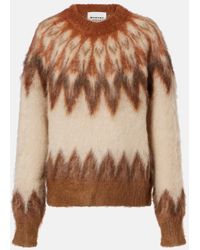 Isabel Marant - Natania Fair Isle Wool-Blend Sweater - Lyst
