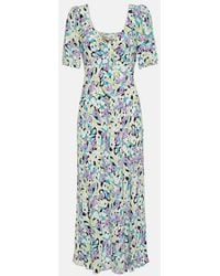 Diane von Furstenberg - Fiona Cotton Midi Dress - Lyst