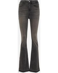 FRAME - Le Super High Mini Bootcut Jeans - Lyst