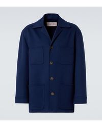 Valentino - Wool And Cashmere Overshirt - Lyst