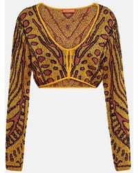 Altuzarra - Damisi Cropped Cardigan - Lyst