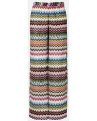 Missoni - Zigzag Lame Palazzo Pants - Lyst