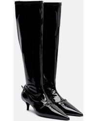 Magda Butrym - Patent Leather Knee-High Boots - Lyst