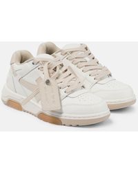 Off-White c/o Virgil Abloh Sneakers Out Of Office in pelle - Bianco