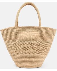 The Row - Emilie Small Raffia Basket Bag - Lyst
