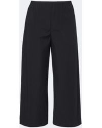 The Row - Cosmo Cropped Wool Wide-Leg Pants - Lyst