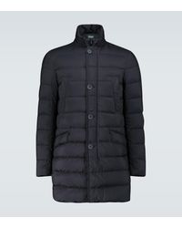 Herno Il Cappotto Padded Coat - Blue