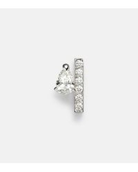 Repossi - Serti Sur Vide 18Kt Single Earring With Diamonds - Lyst