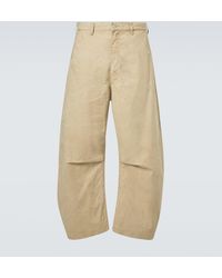 Comme des Garçons - Mid-Rise Barrel-Hose Aus Baumwolle - Lyst