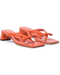BY FAR Bibi Leather Thong Sandals - Multicolour