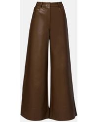 Norma Kamali - Weite High-Rise-Hose Elephant - Lyst