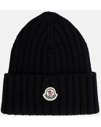 Moncler - Ribbed-Knit Virgin Wool Beanie - Lyst