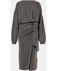Isabel Marant - Sandrina Cotton Jersey Sweatshirt Dress - Lyst