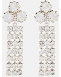 Jil Sander - Orecchini Con Cristalli - Lyst