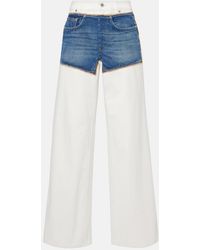 Jean Paul Gaultier - Petit Grand Trompe L'Oeil Straight Jeans - Lyst