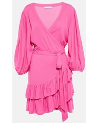 Melissa Odabash - Tabitha Cotton Wrap Minidress - Lyst