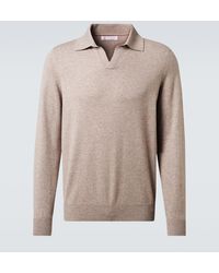 Brunello Cucinelli - Cashmere Polo Sweater - Lyst