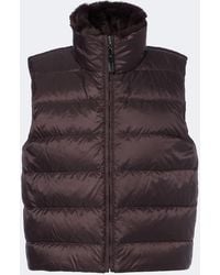 Max Mara - Zip-Up Puffer Vest - Lyst