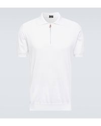 Kiton - Cotton Jersey Polo Shirt - Lyst