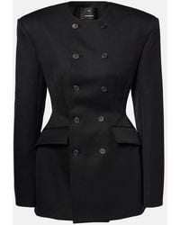 Wardrobe NYC - Minikleid Aus Twill - Lyst