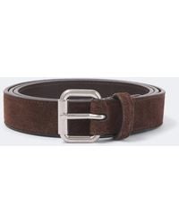 The Row - Geo Suede Belt - Lyst