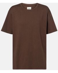 KHAITE - Mae Cotton Jersey T-Shirt - Lyst